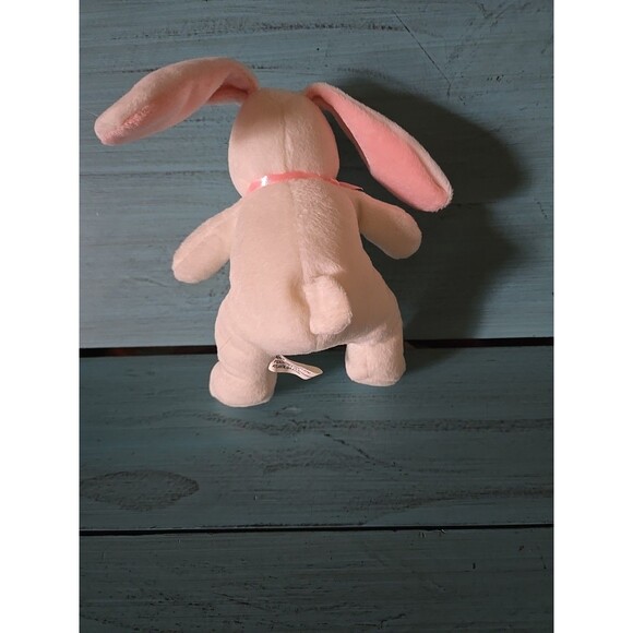 Plushland Inc 1999 Easter LUCKY Bunny Rabbit March of Dimes White Orange Carrot - Picture 4 of 4
